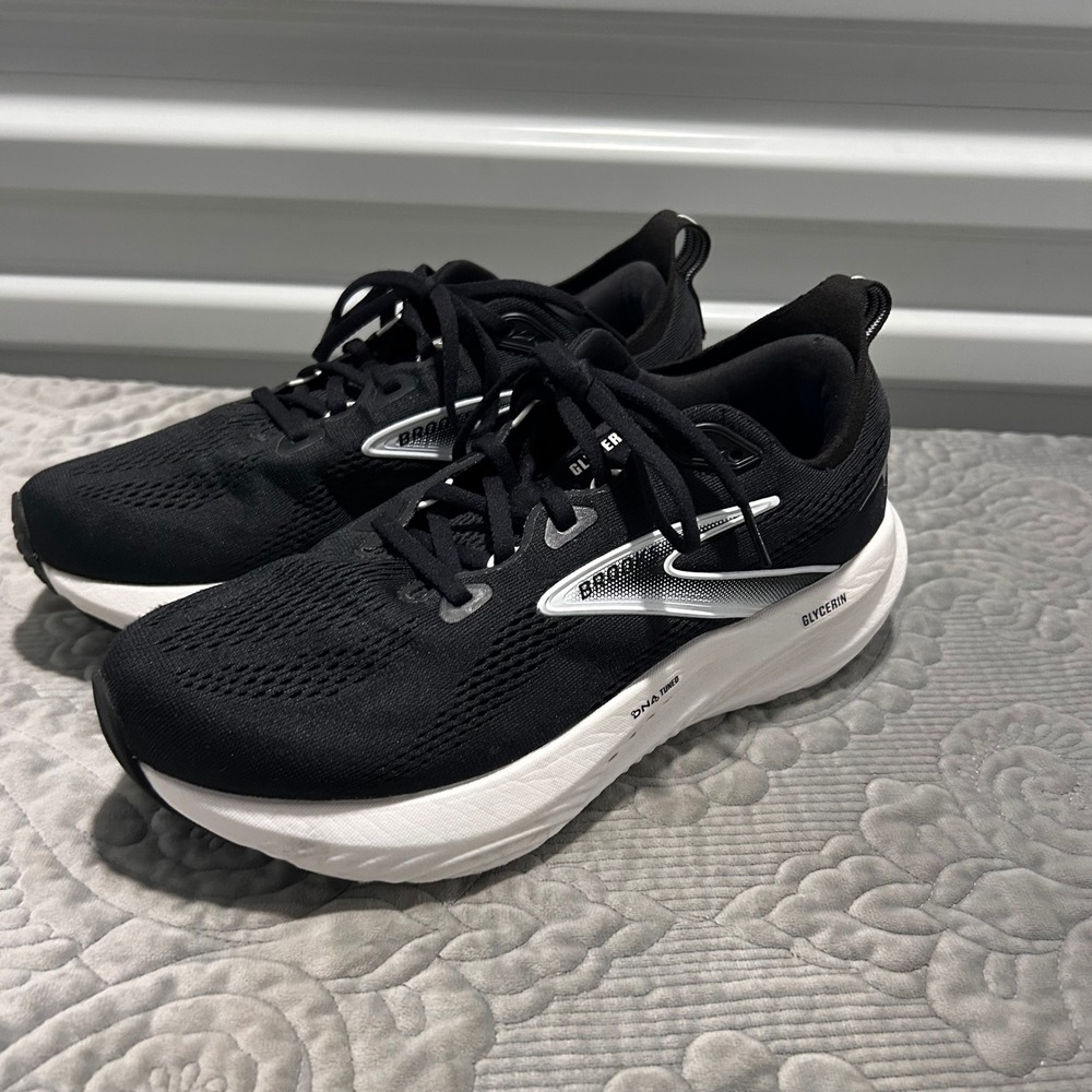 Brooks Glycerin 22 Womens Running Shoes Black NO INSOLES Size 9 Wide D